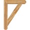 Ekena Millwork Traditional Craftsman Rough Sawn Bracket, Western Red Cedar, 6"W x 36"D x 48"H BKT06X36X48TRA04RWR - alternate 2